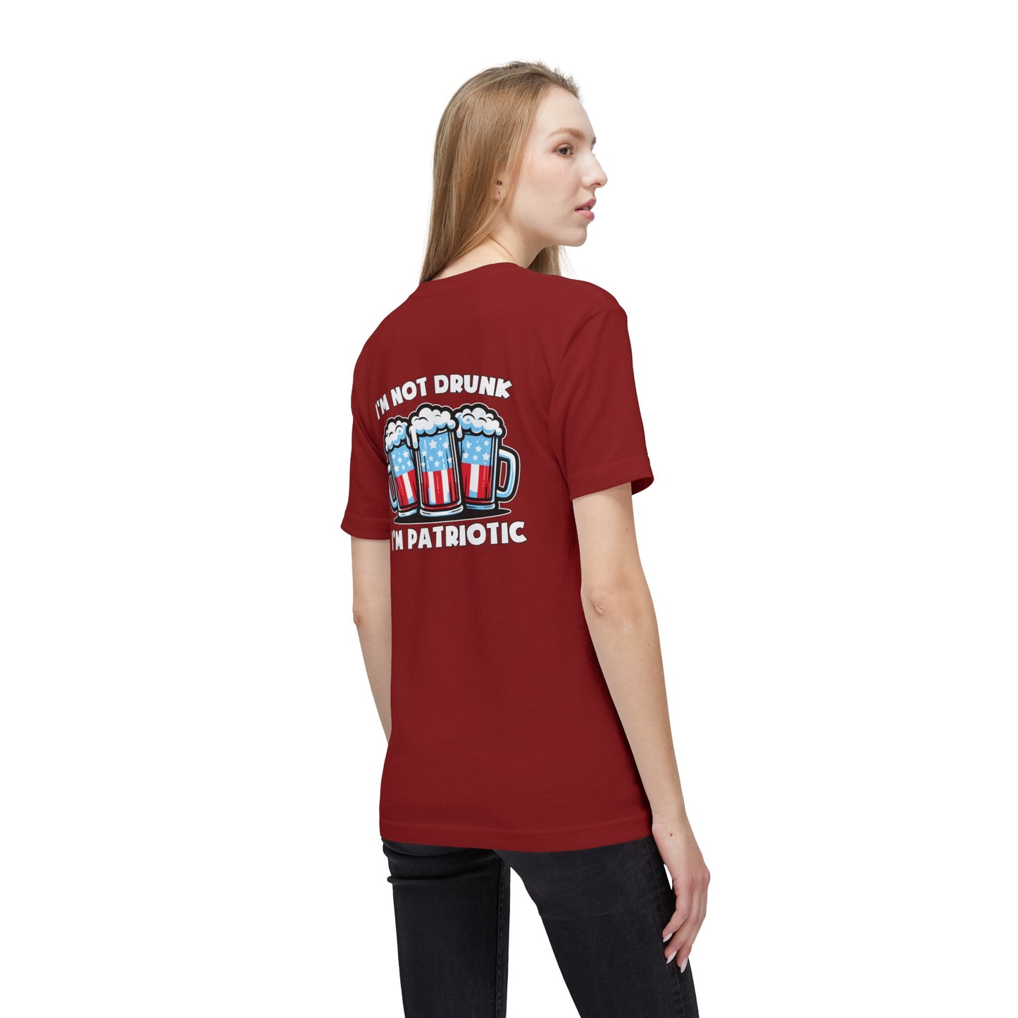 I'm Patriotic Unisex Midweight T-shirt, Made in US