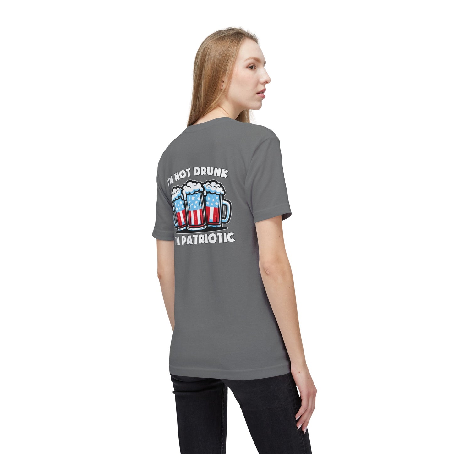 I'm Patriotic Unisex Midweight T-shirt, Made in US