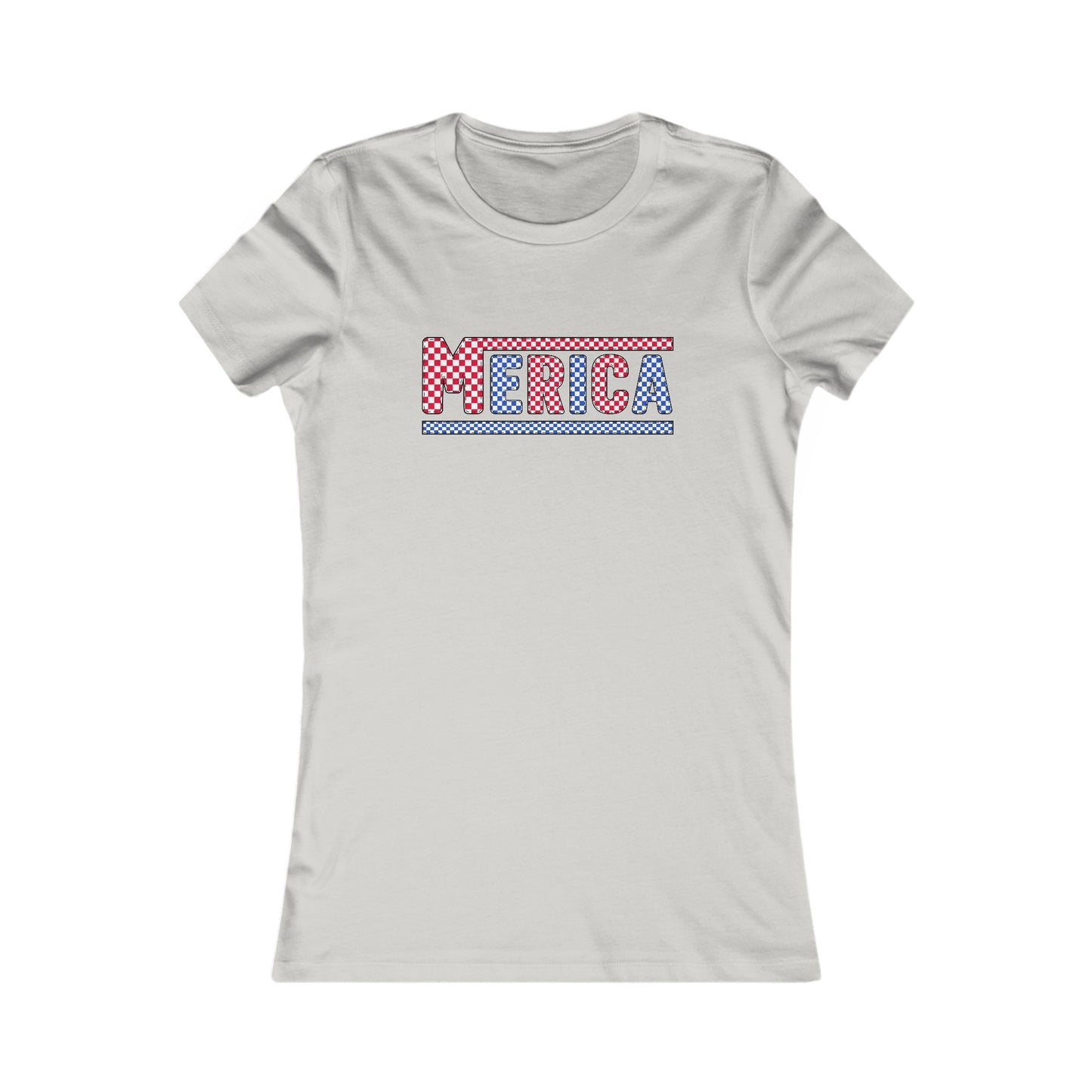 'Merica Checkered Women's Favorite Tee