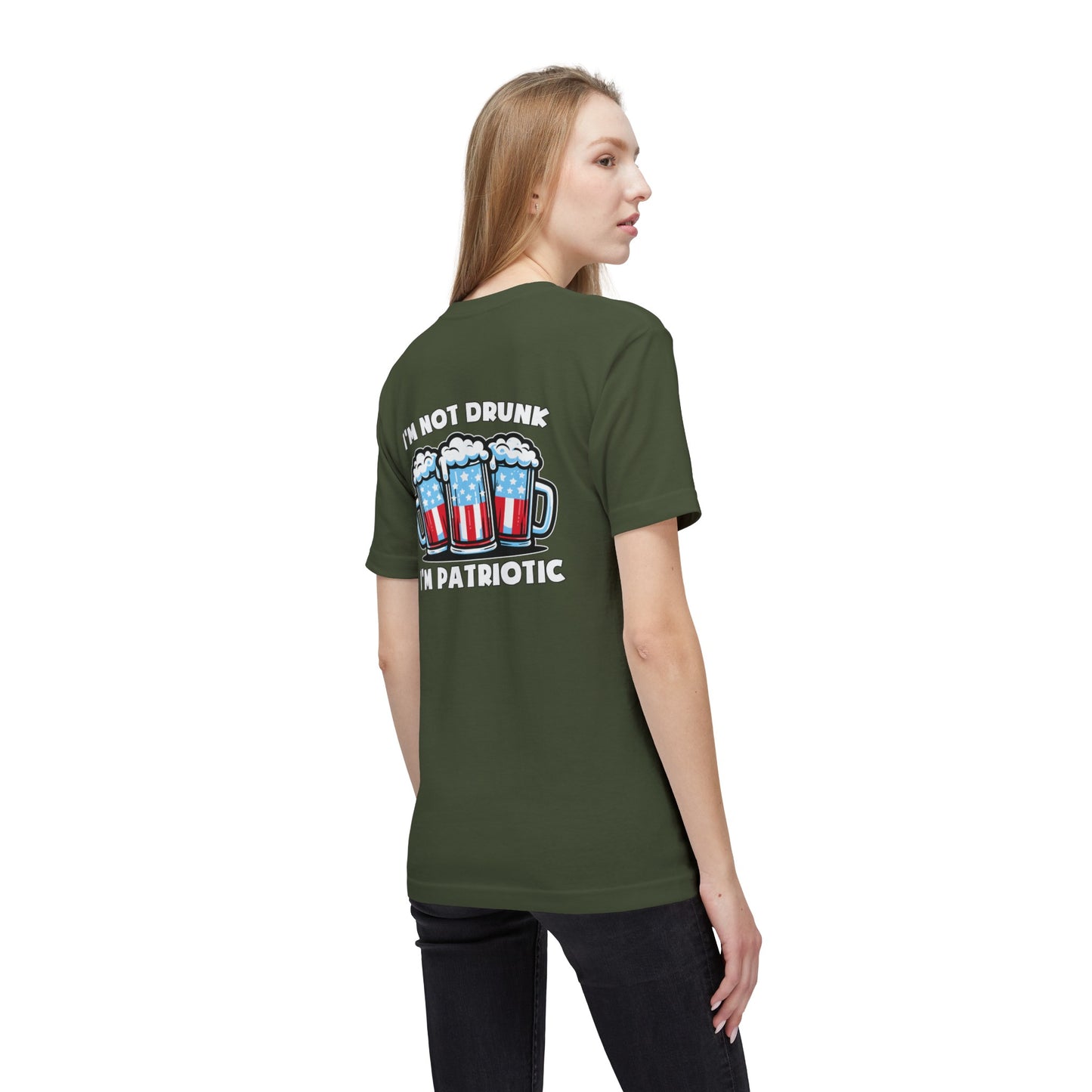 I'm Patriotic Unisex Midweight T-shirt, Made in US