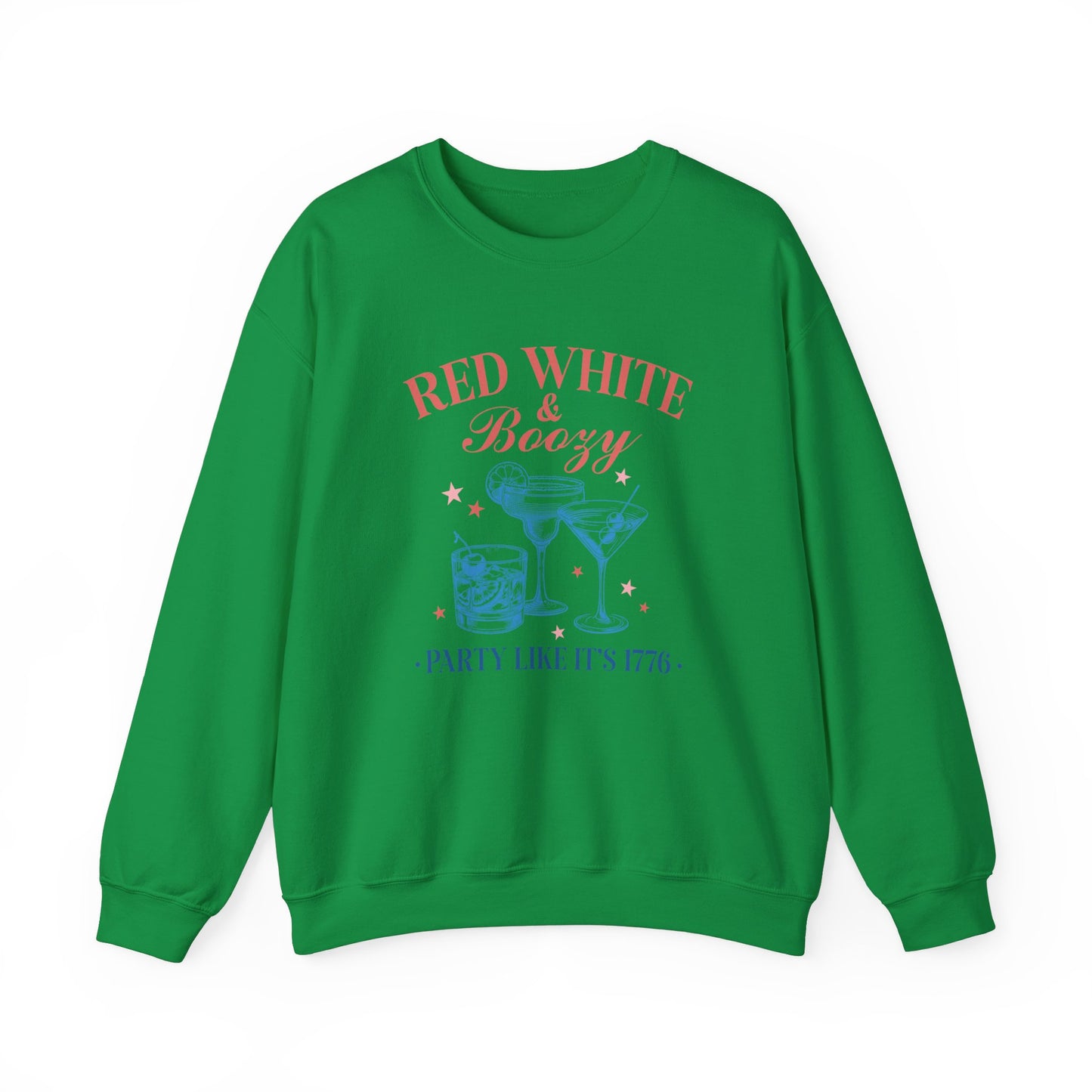 Red White & Boozy Unisex Heavy Blend™ Crewneck Sweatshirt