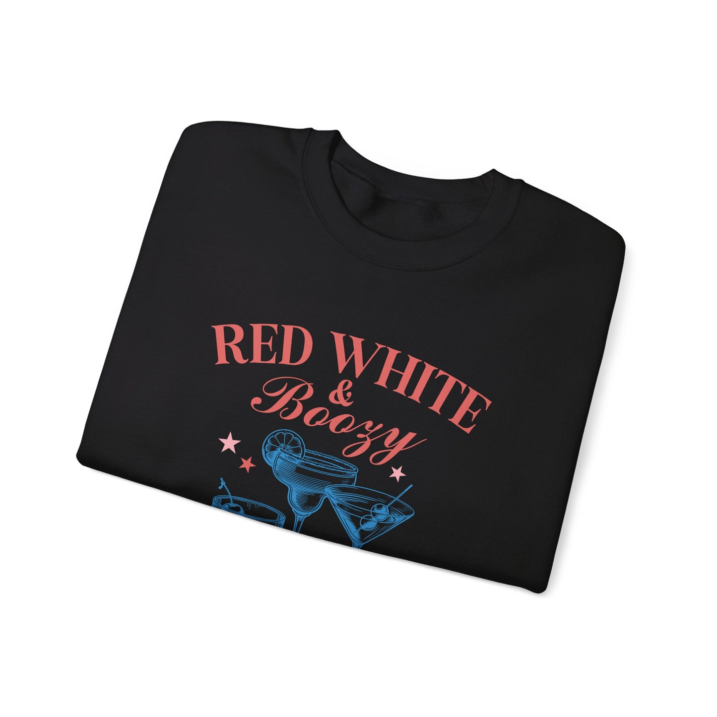 Red White & Boozy Unisex Heavy Blend™ Crewneck Sweatshirt