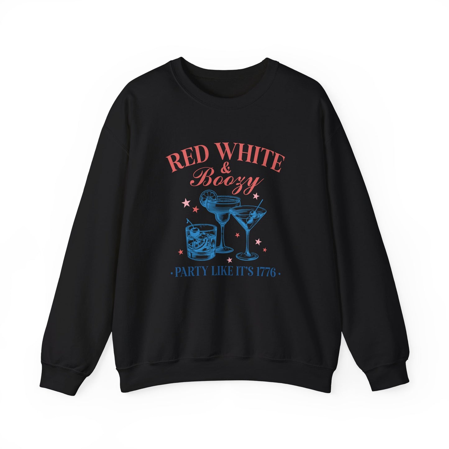 Red White & Boozy Unisex Heavy Blend™ Crewneck Sweatshirt