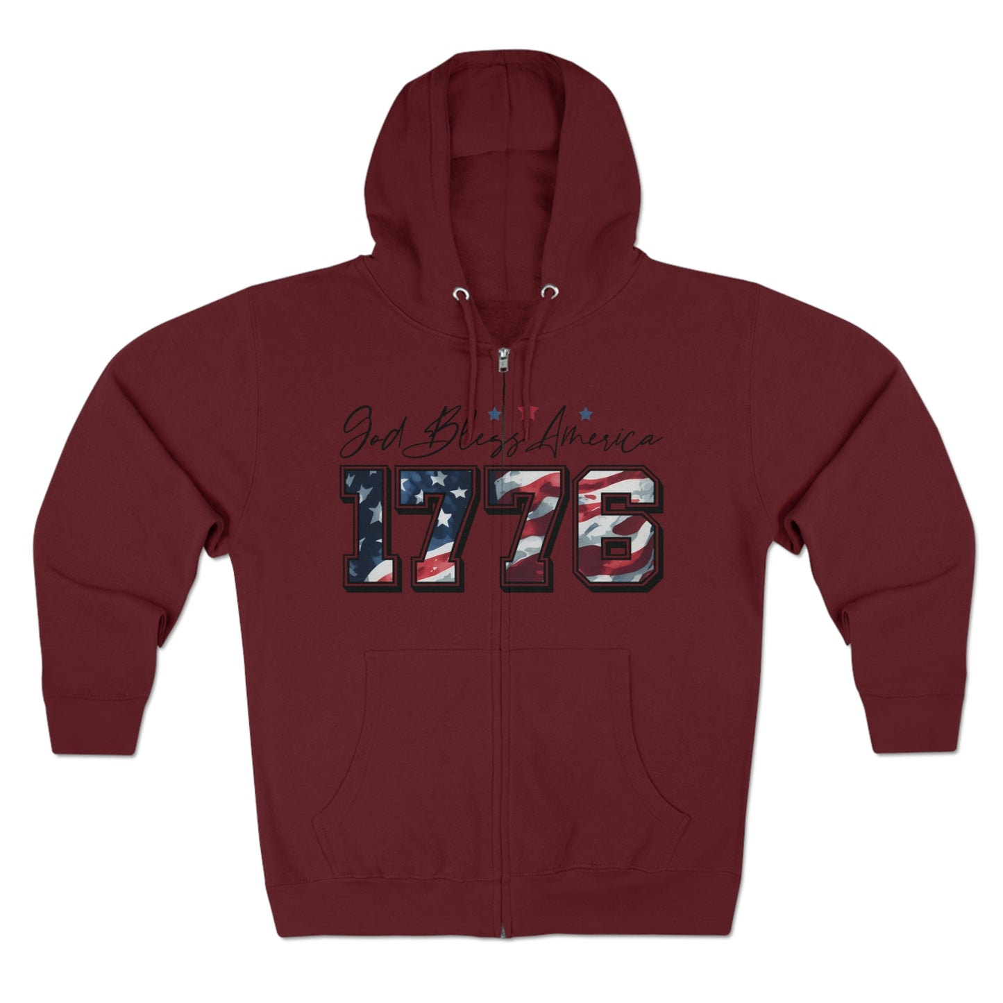 1776 Unisex Zip Hoodie