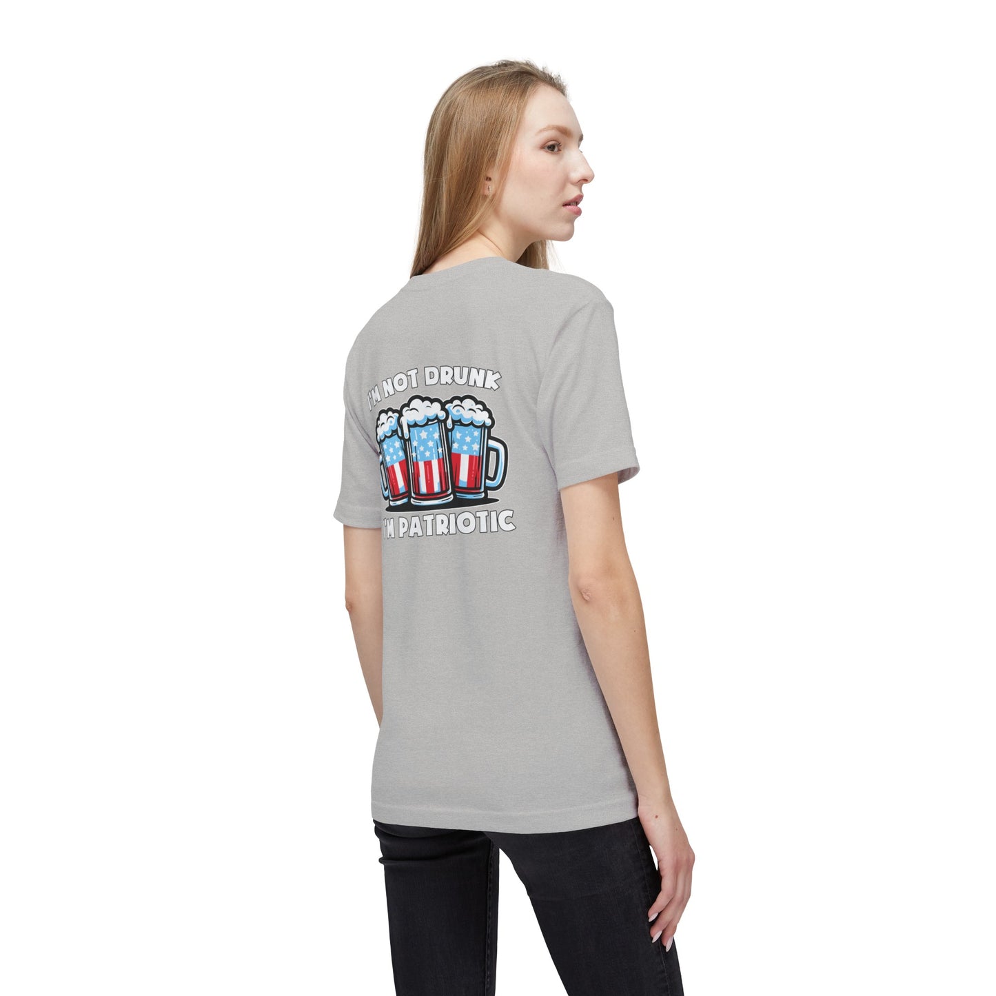 I'm Patriotic Unisex Midweight T-shirt, Made in US