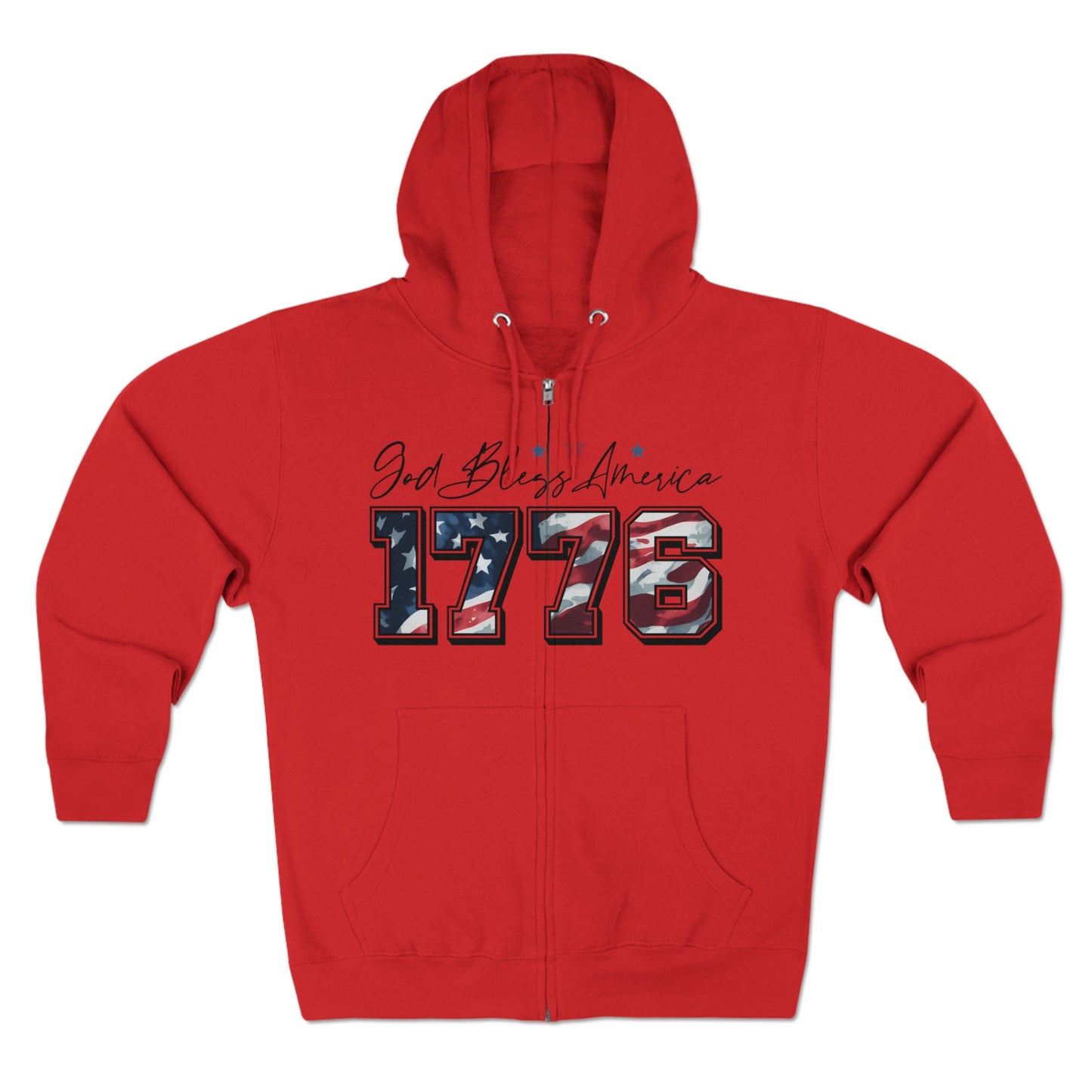 1776 Unisex Zip Hoodie