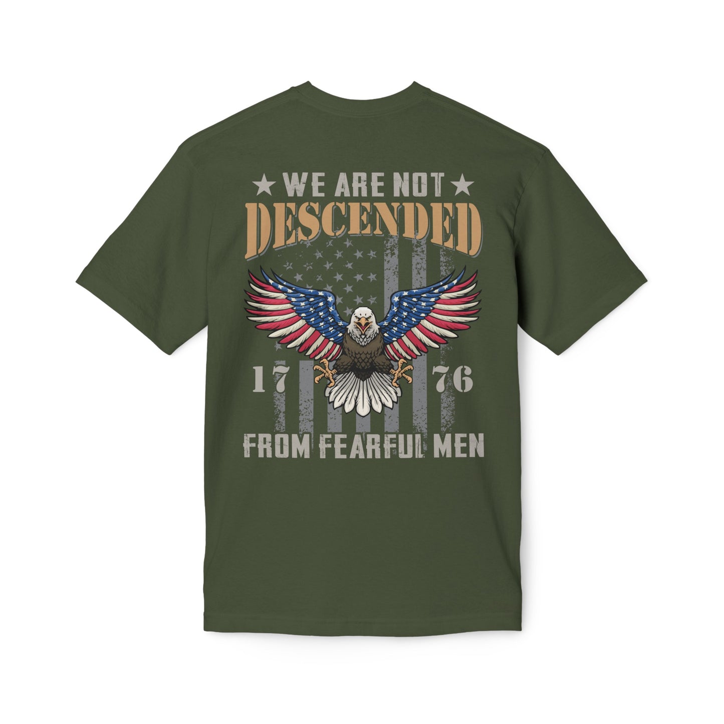 Not Descended Unisex Midweight T-shirt, Made in US