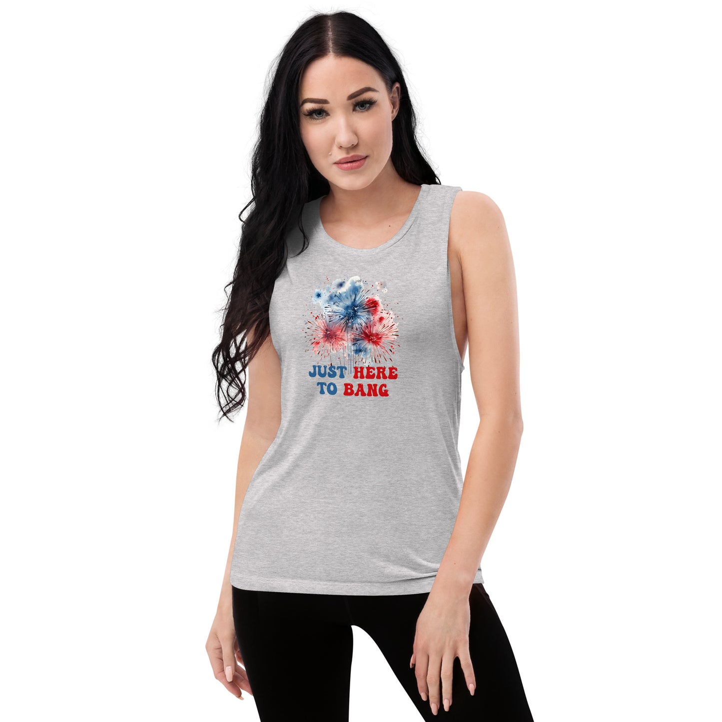 Just Here Ladies’ Muscle Tank