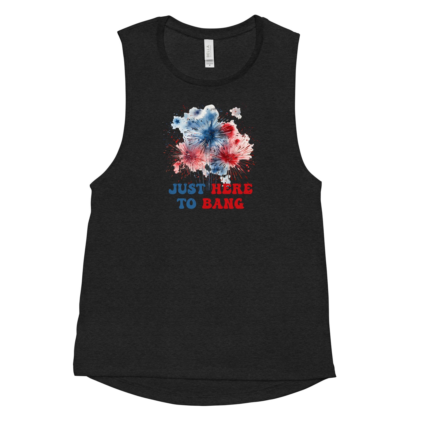 Just Here Ladies’ Muscle Tank