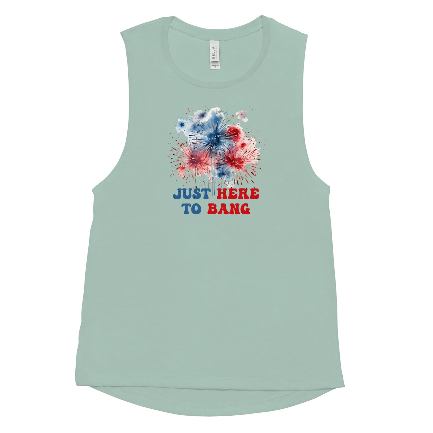 Just Here Ladies’ Muscle Tank