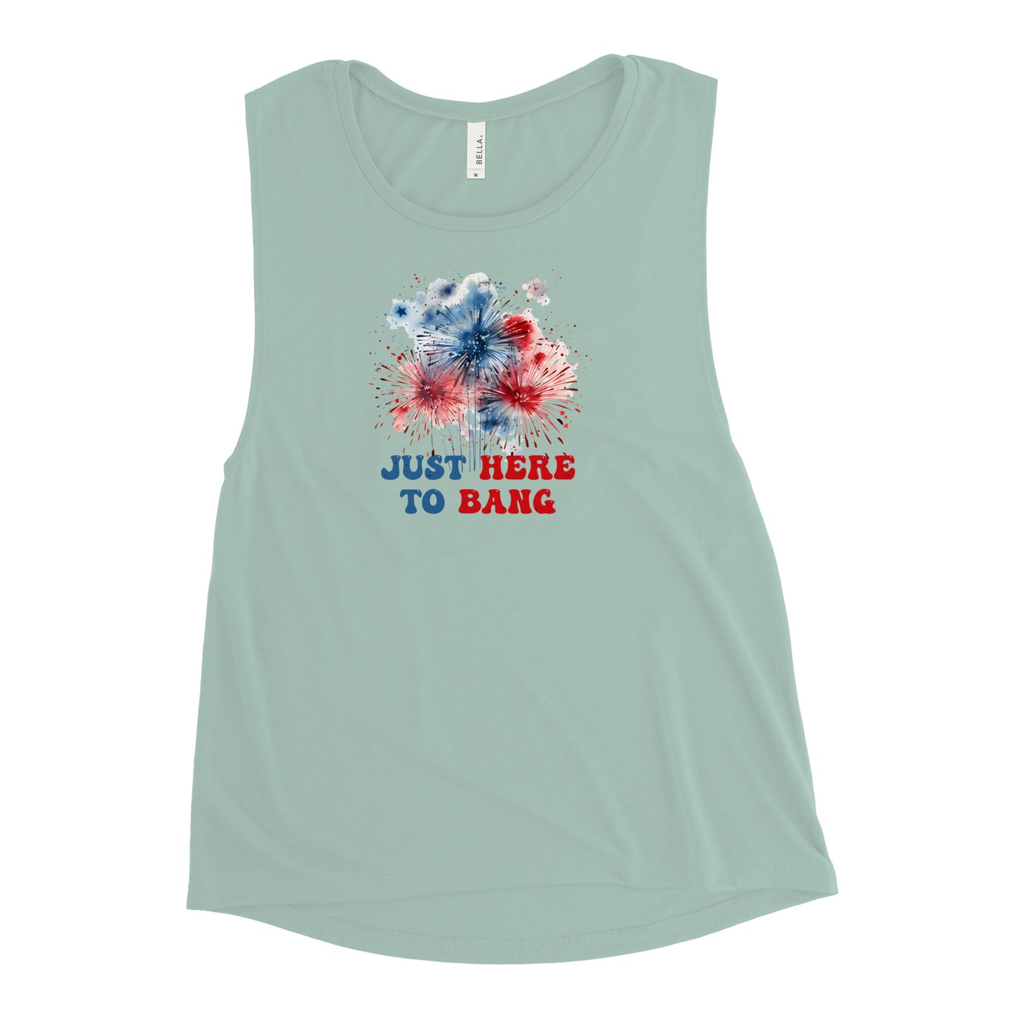 Just Here Ladies’ Muscle Tank