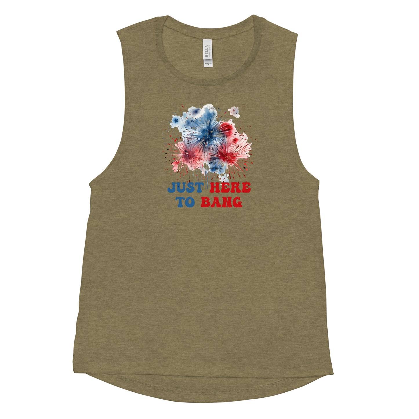 Just Here Ladies’ Muscle Tank