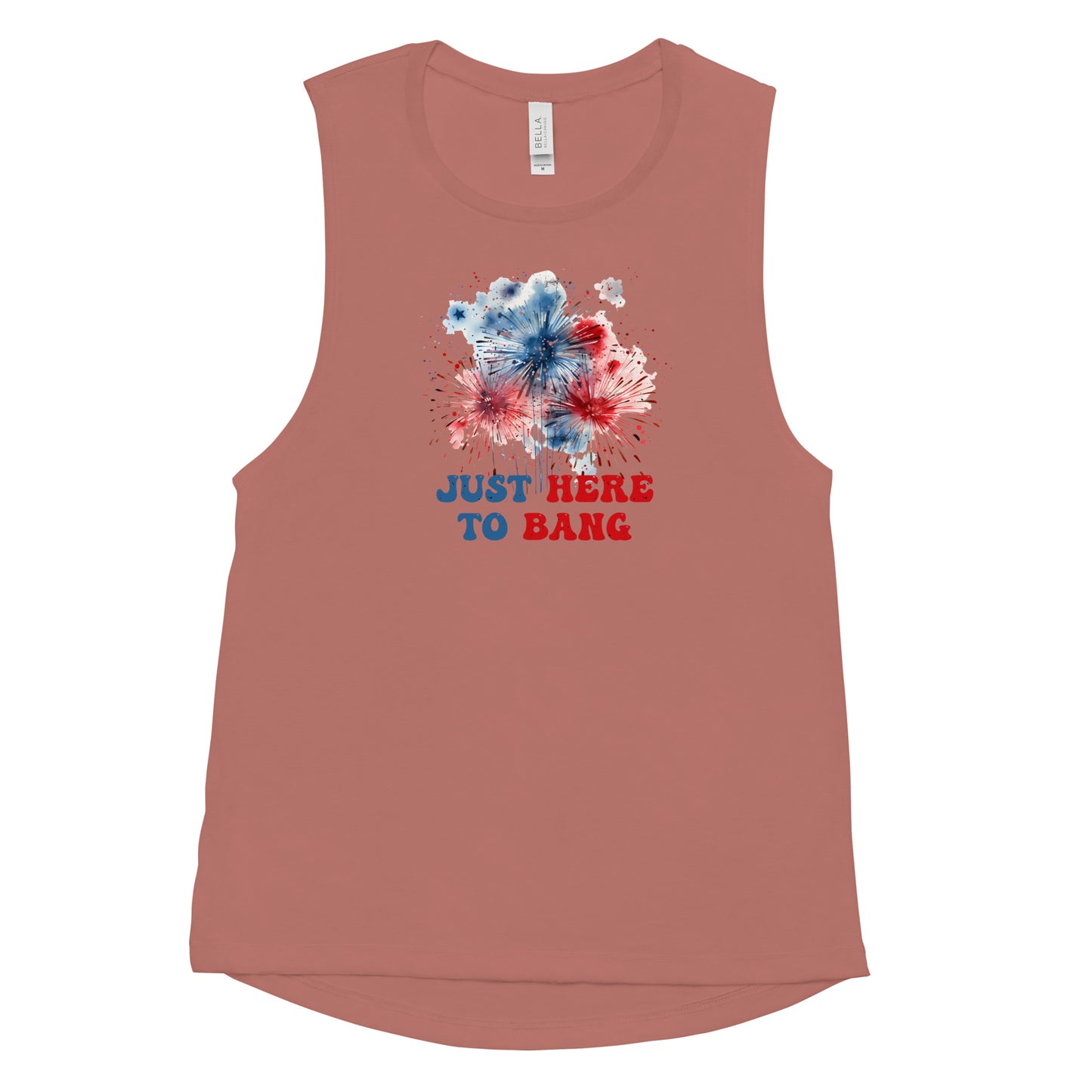 Just Here Ladies’ Muscle Tank