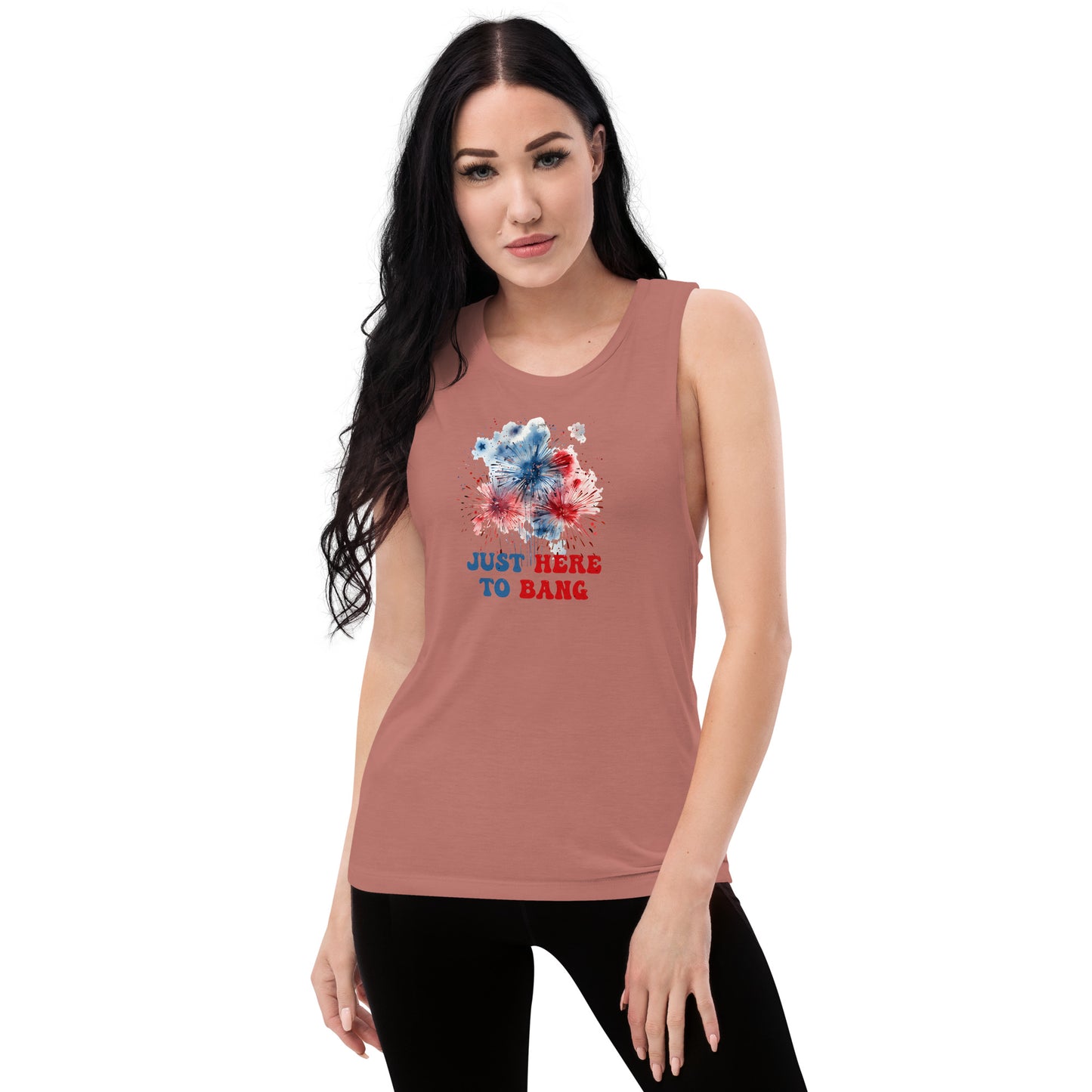 Just Here Ladies’ Muscle Tank