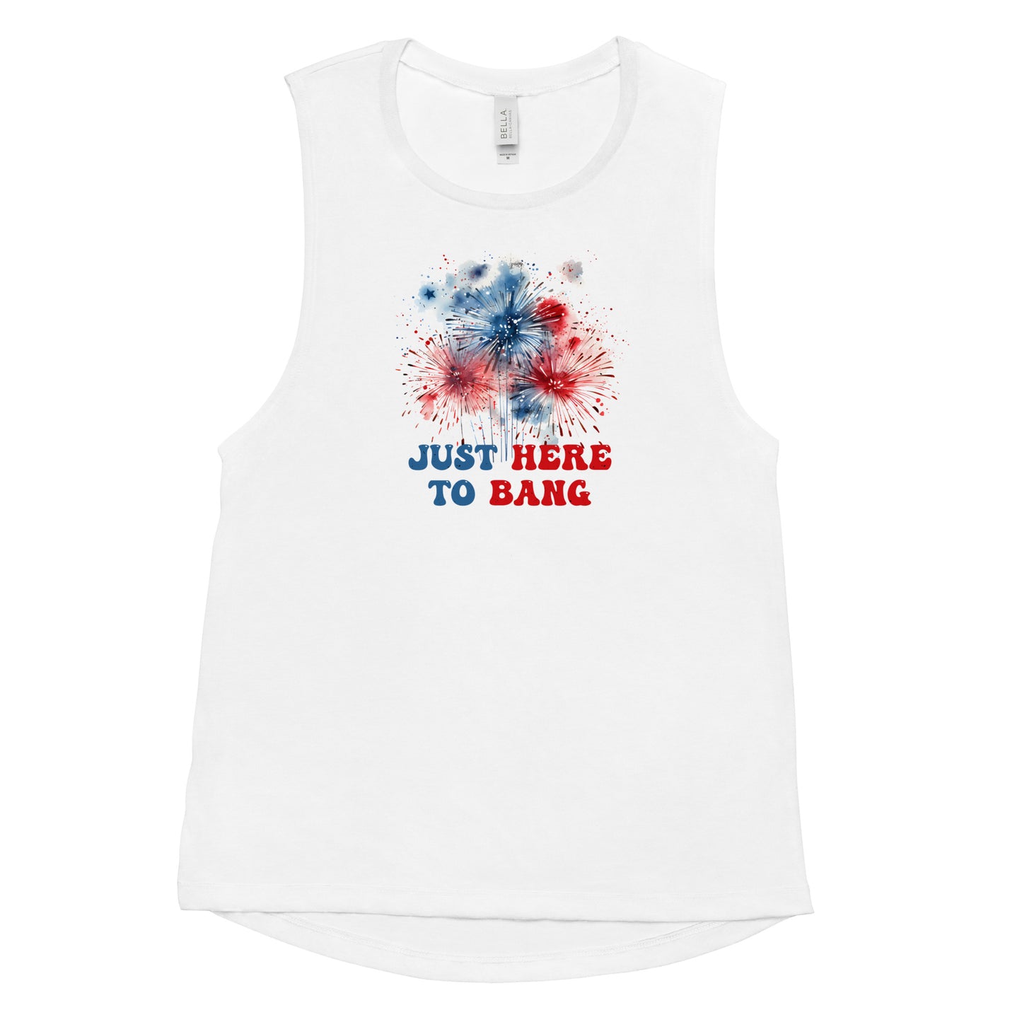 Just Here Ladies’ Muscle Tank