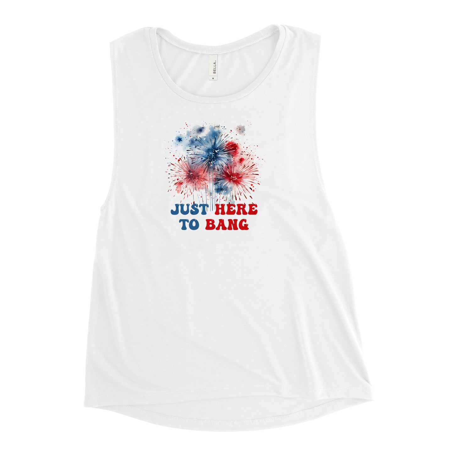 Just Here Ladies’ Muscle Tank